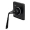 Kingston Brass KS3040ZL Single-Handle Three-Way Diverter Valve with Trim Kit, Matte Black KS3040ZL - alternate 1